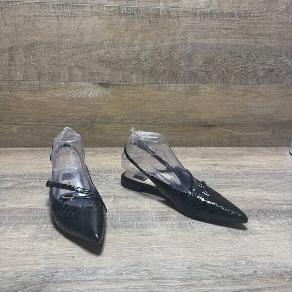 Dolce Vita Pamla Croc Embossed Slingback Flats Women's Size 6.5 - Picture 5 of 6